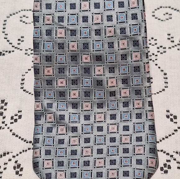 Xtra Long Burma Bimas Powder Blue 100% Silk&Imported Fabric Dry Cleaned - Picture 5 of 6